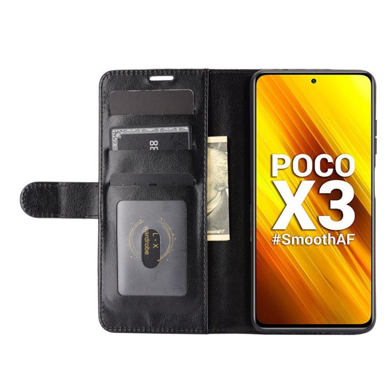 Fodral för Xiaomi Poco X3 Svart Ultra Konstläder