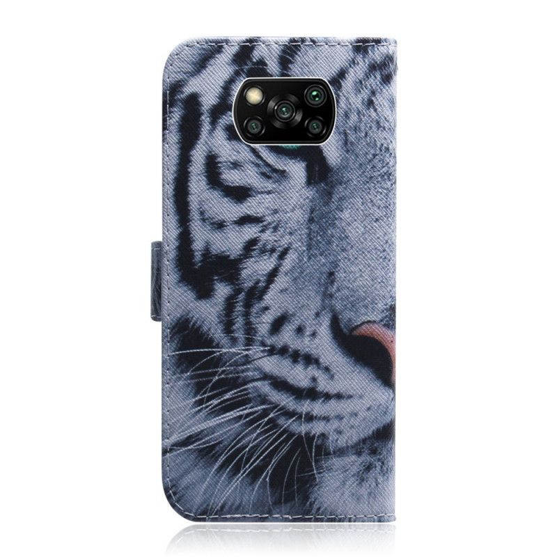 Fodral Xiaomi Poco X3 Tiger Ansikte