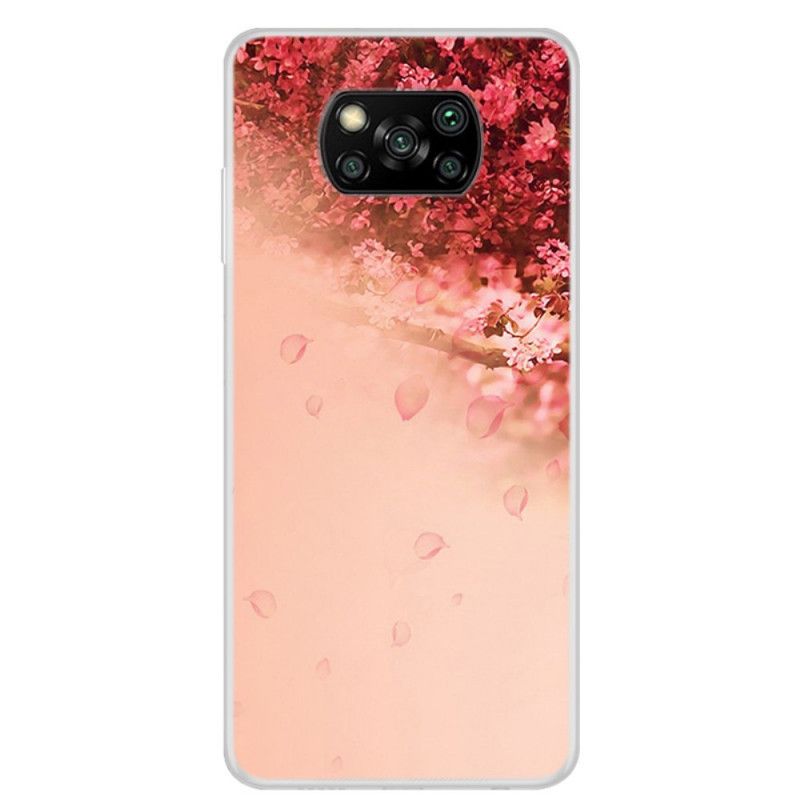 Skal Xiaomi Poco X3 Mobilskal Transparent Romantiskt Träd