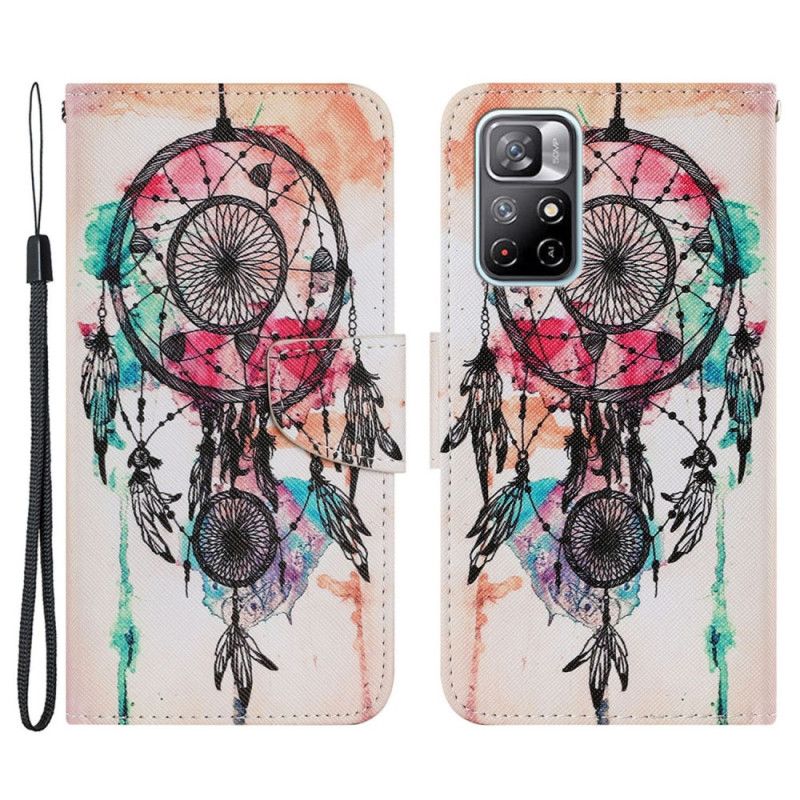 Fodral För Xiaomi Redmi Note 11 / Poco M4 Pro 5g Dream Catcher Watercolor