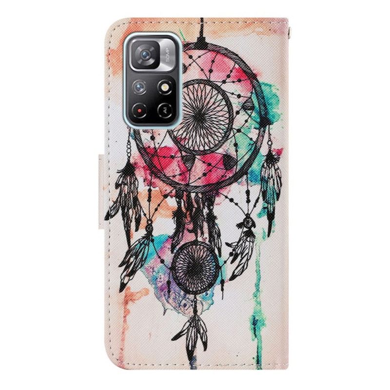 Fodral För Xiaomi Redmi Note 11 / Poco M4 Pro 5g Dream Catcher Watercolor