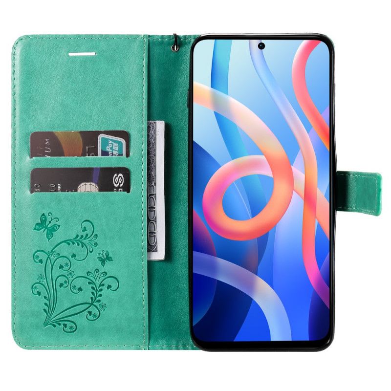 Fodral Xiaomi Redmi Note 11 / Poco M4 Pro 5g Giant Stringfjärilar