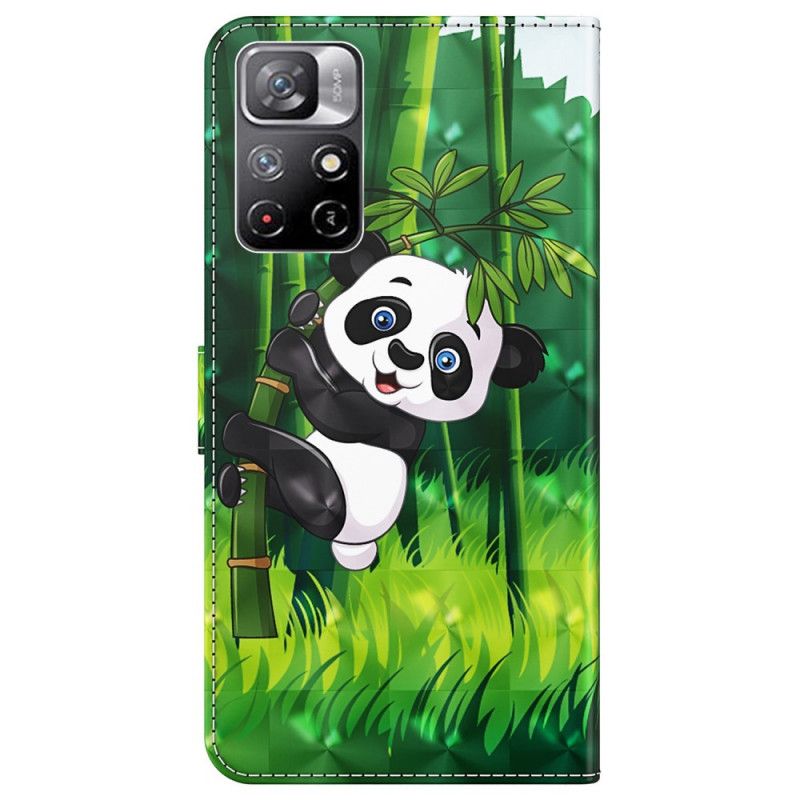 Fodral Xiaomi Redmi Note 11 / Poco M4 Pro 5g Panda Och Bambu