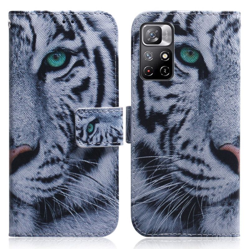 Fodral Xiaomi Redmi Note 11 / Poco M4 Pro 5g Tiger Face