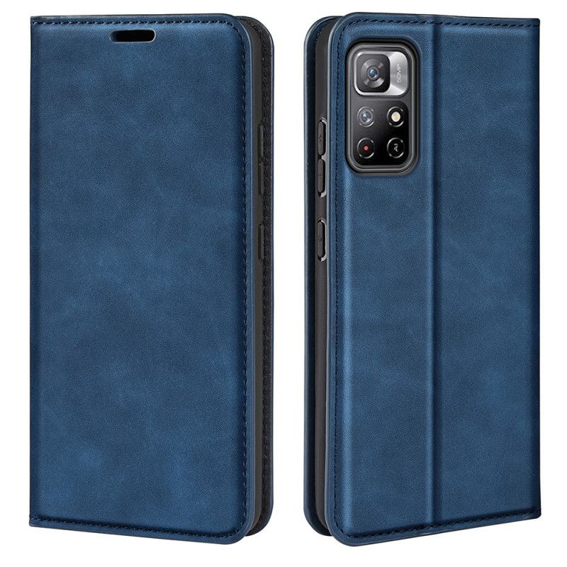 Folio-fodral För Xiaomi Redmi Note 11 / Poco M4 Pro 5g Skin-touch