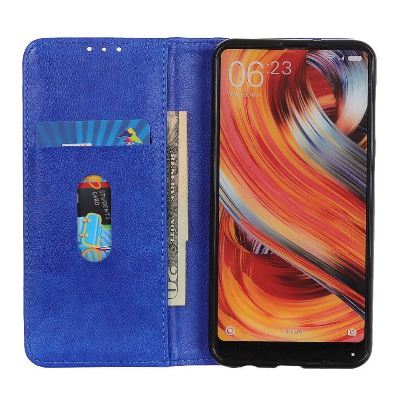Folio-fodral Xiaomi Redmi Note 11 / Poco M4 Pro 5g Elegance Split Litchi Läder