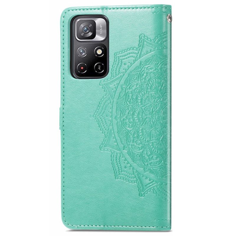 Läderfodral Xiaomi Redmi Note 11 / Poco M4 Pro 5g Telefonfodral Mandala Medeltid