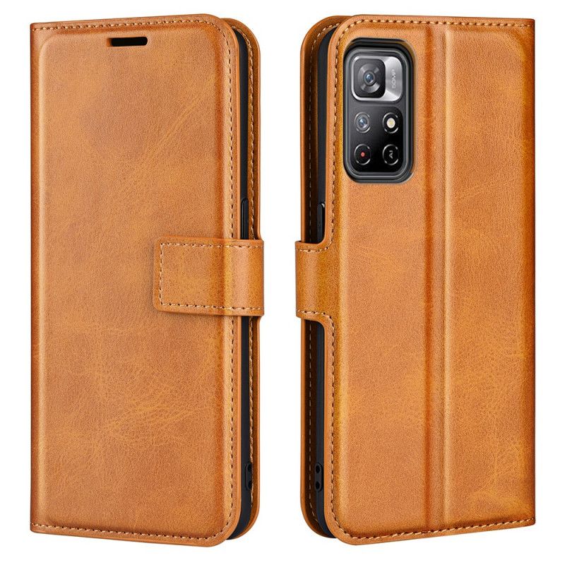 Läderskal Fodral Xiaomi Redmi Note 11 / Poco M4 Pro 5g Faux Leather Design Plus