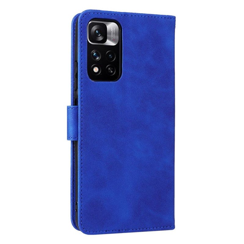 Läderskal Fodral Xiaomi Redmi Note 11 / Poco M4 Pro 5g Skin-touch