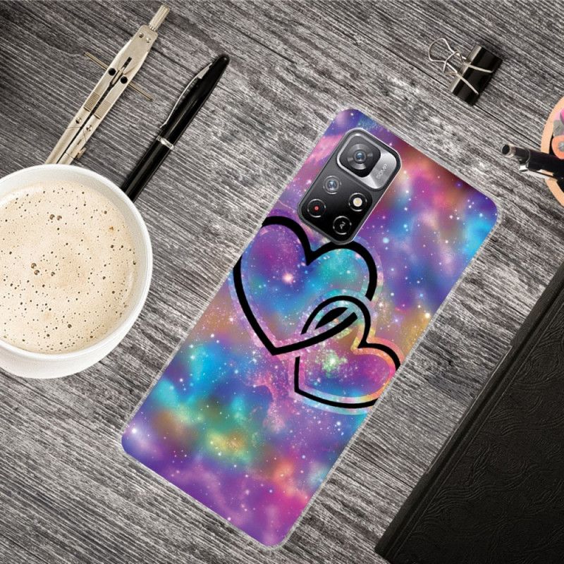 Skal För Xiaomi Redmi Note 11 / Poco M4 Pro 5g Chained Hearts