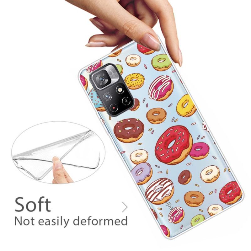 Skal För Xiaomi Redmi Note 11 / Poco M4 Pro 5g Love Donuts
