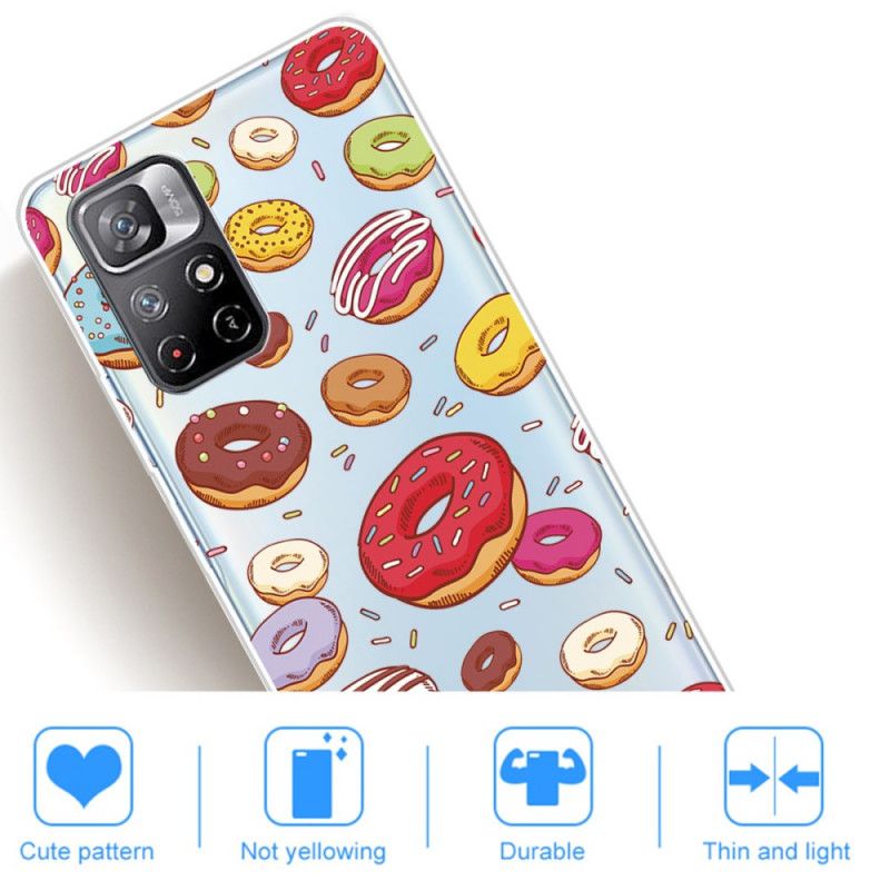 Skal För Xiaomi Redmi Note 11 / Poco M4 Pro 5g Love Donuts