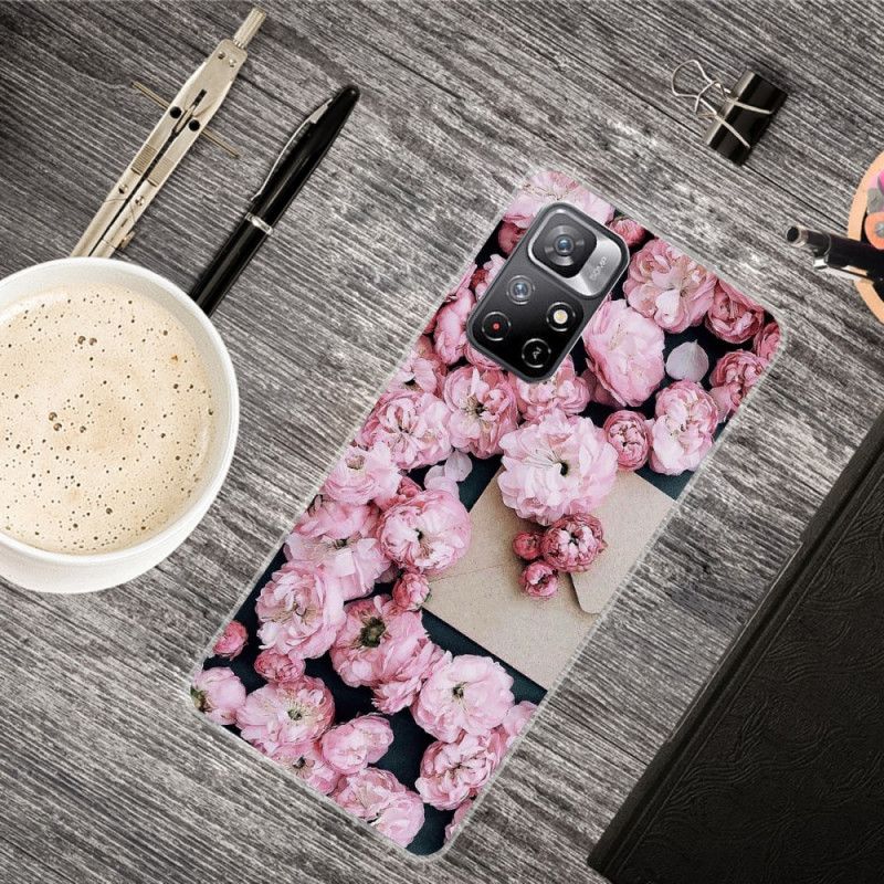 Skal Xiaomi Redmi Note 11 / Poco M4 Pro 5g Intensiva Blommor