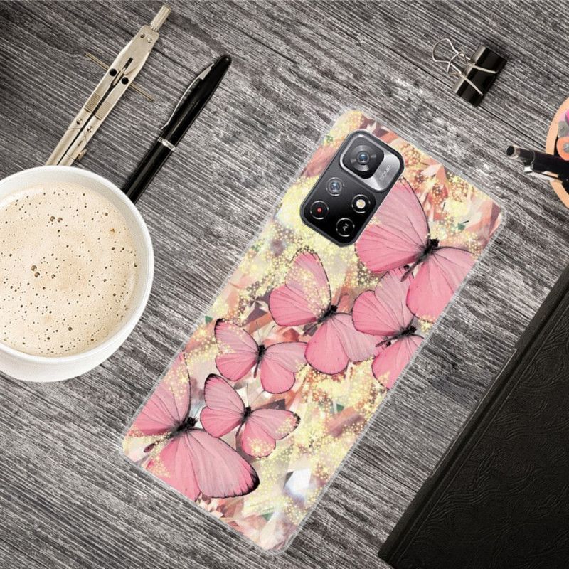 Skal Xiaomi Redmi Note 11 / Poco M4 Pro 5g Royal Butterflies