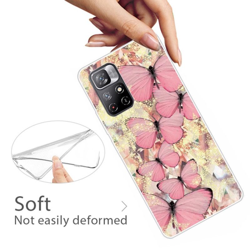 Skal Xiaomi Redmi Note 11 / Poco M4 Pro 5g Royal Butterflies