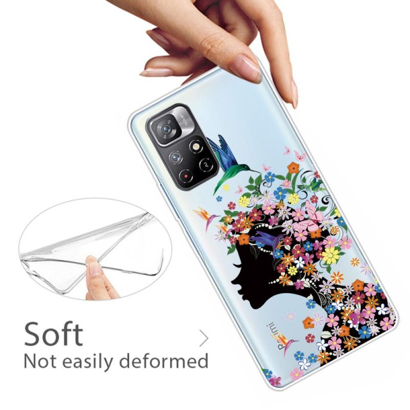 Skal Xiaomi Redmi Note 11 / Poco M4 Pro 5g Telefonfodral Blommigt Hår