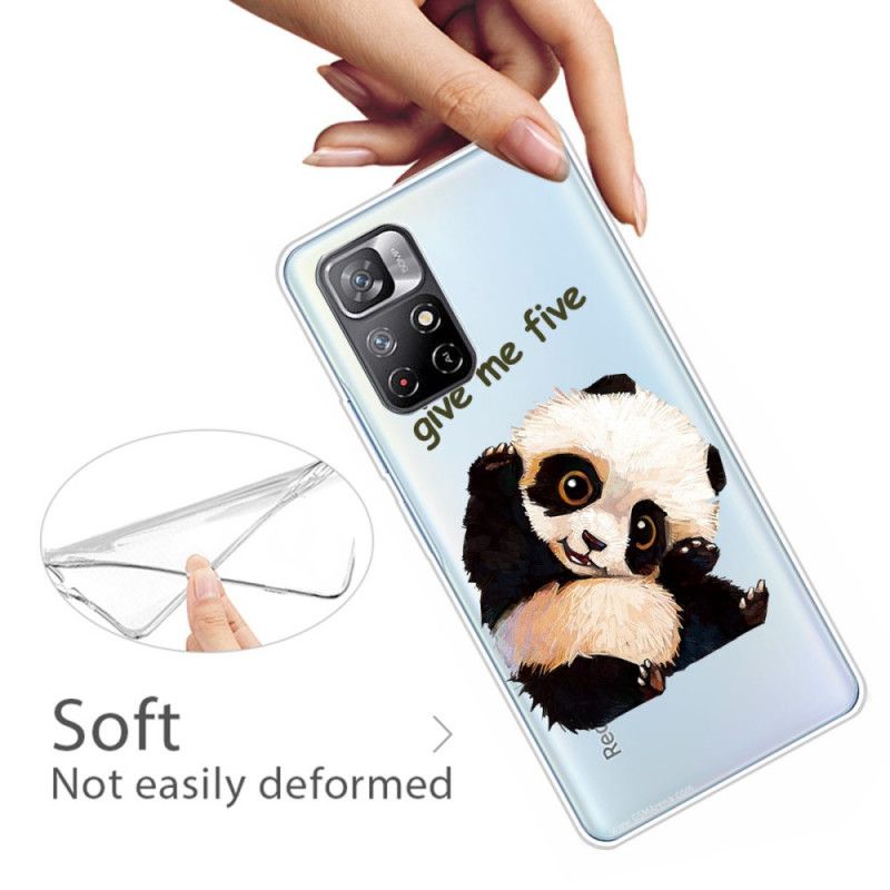 Skal Xiaomi Redmi Note 11 / Poco M4 Pro 5g Telefonfodral Panda Ge Mig Fem