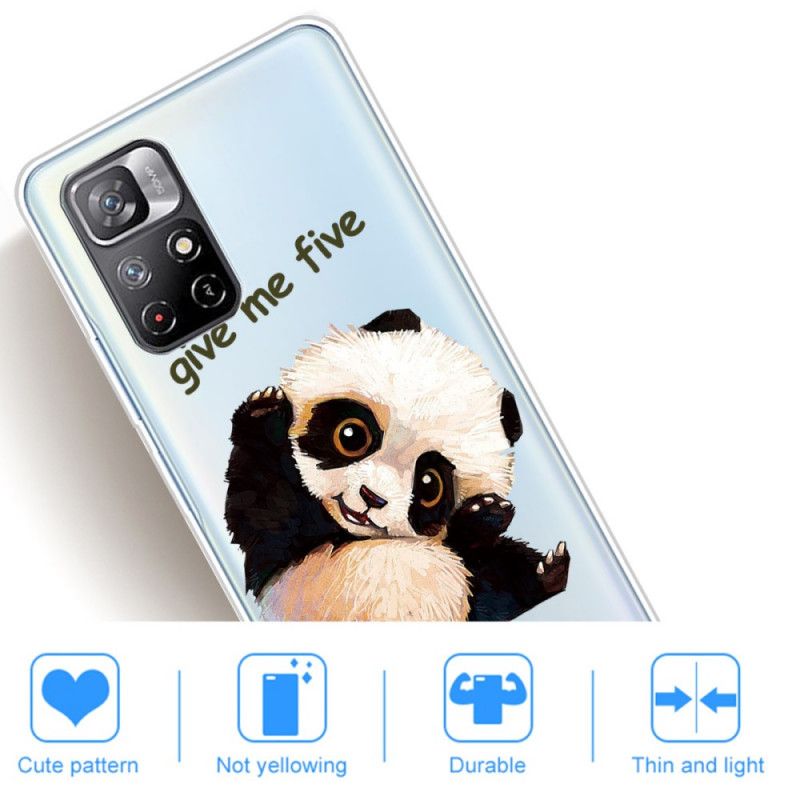 Skal Xiaomi Redmi Note 11 / Poco M4 Pro 5g Telefonfodral Panda Ge Mig Fem