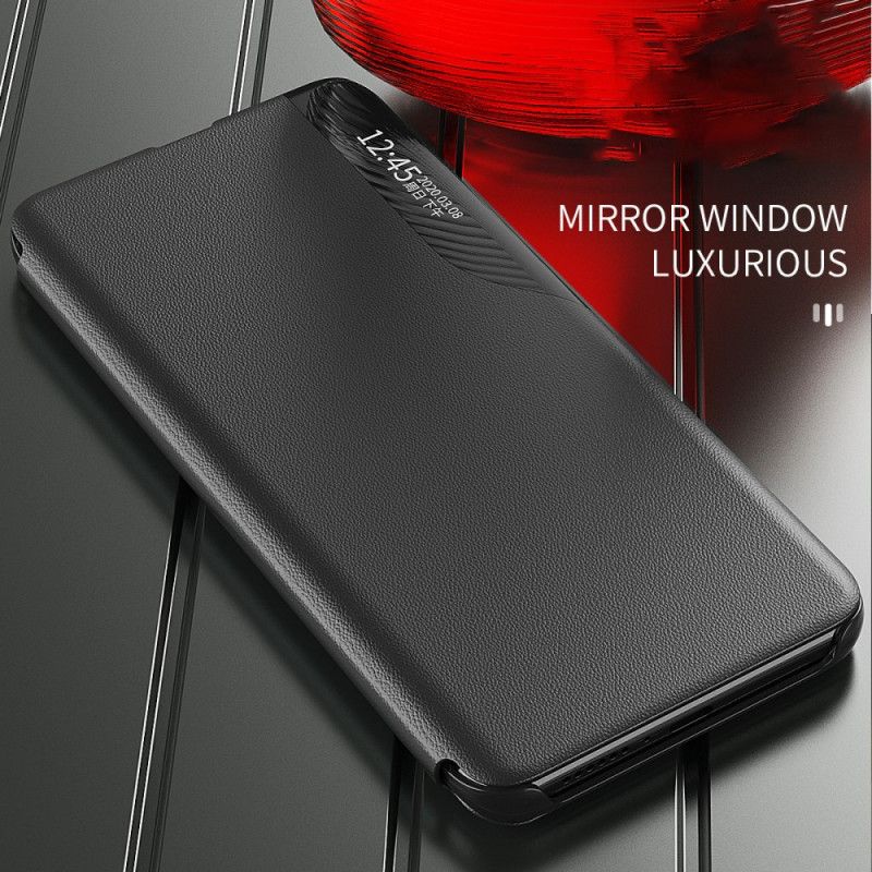 Visa Omslag Xiaomi Redmi Note 11 / Poco M4 Pro 5g Lädereffekt