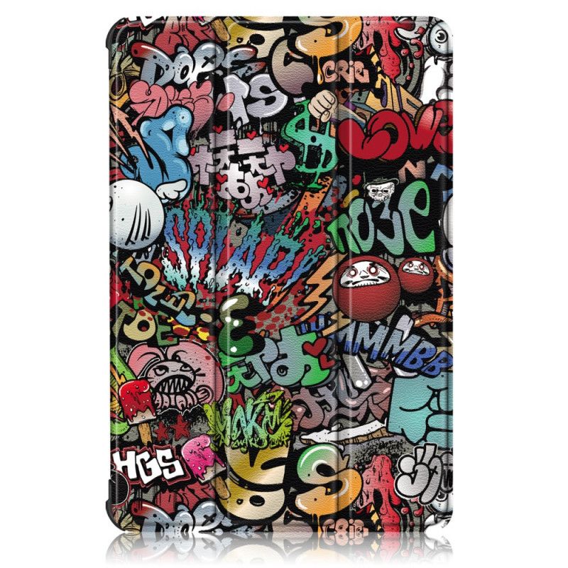 Smart Fodral Huawei MatePad T 10s Förstärkt Graffiti