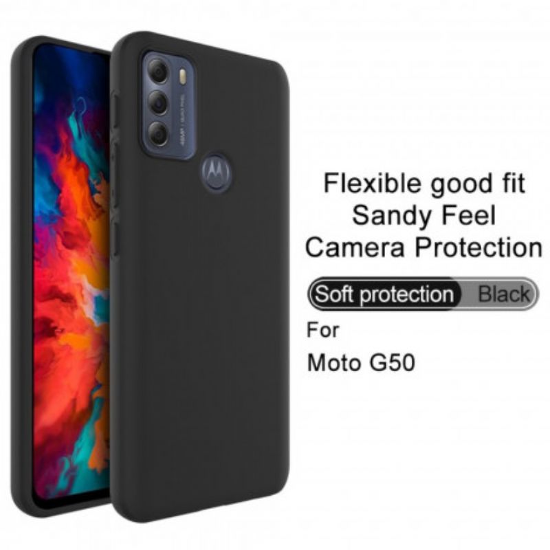 Skal För Moto G50 Uc-3 Series Silikonmatta Imak