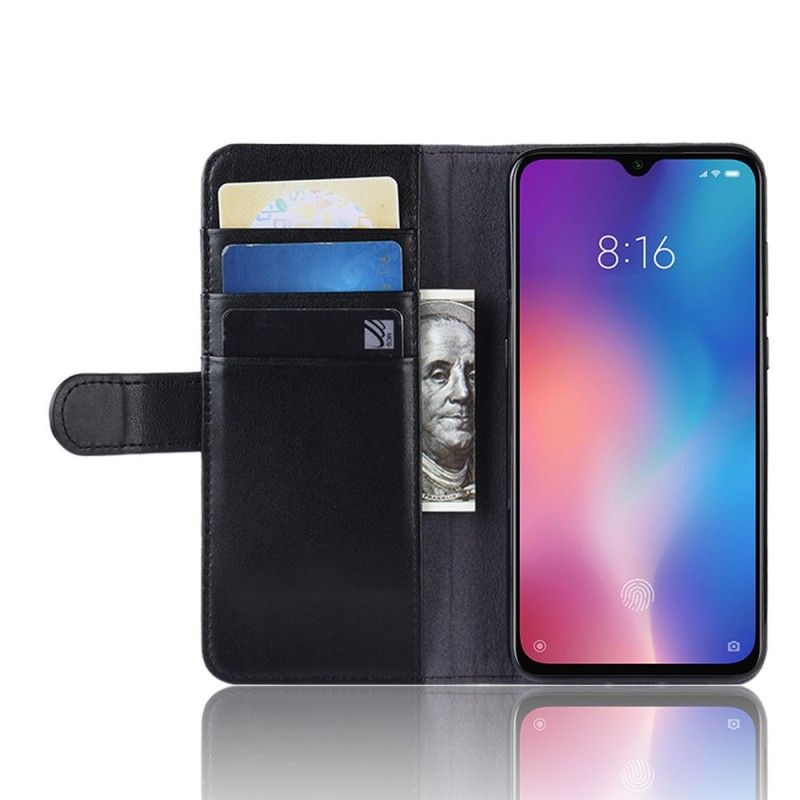 Fodral för Xiaomi Mi 9 SE Svart Delat Läder