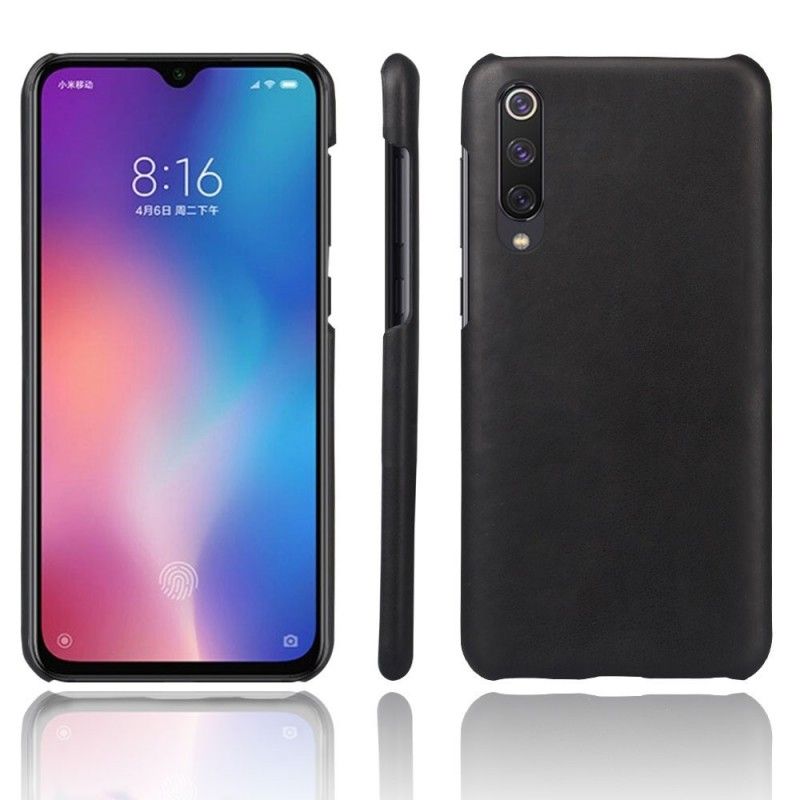 Skal Xiaomi Mi 9 SE Svart Ksq Lädereffekt