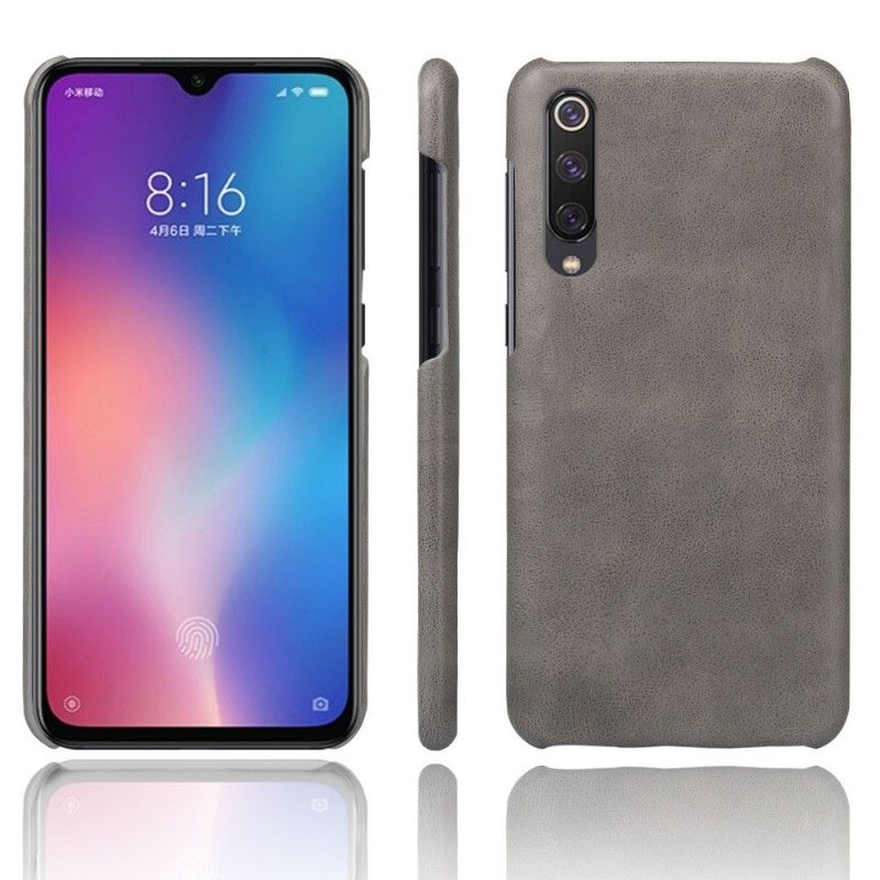 Skal Xiaomi Mi 9 SE Svart Ksq Lädereffekt