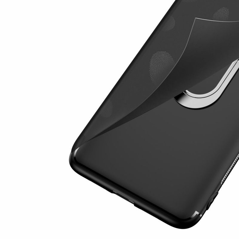 Skal Xiaomi Mi 9 SE Svart Mobilskal Magnetisk Premiumring