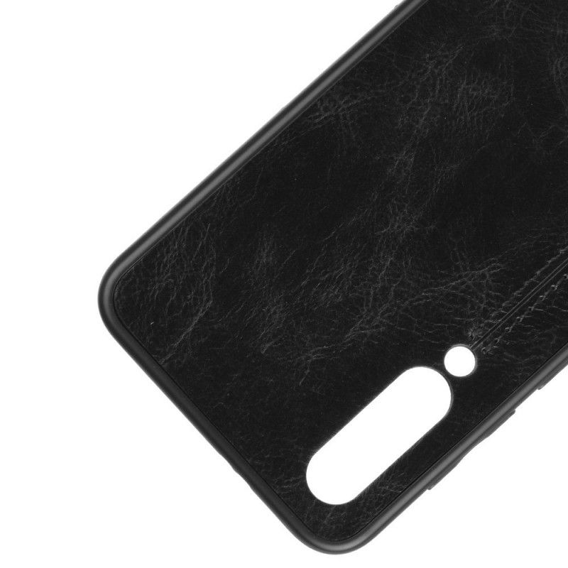 Skal Xiaomi Mi 9 SE Svart Sydd Lädereffekt