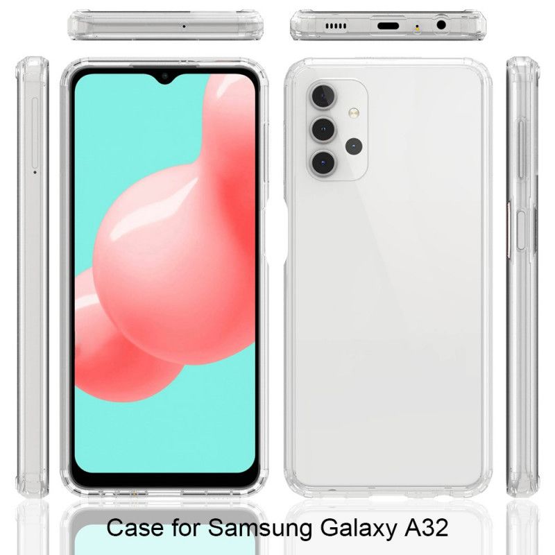 Skal för Samsung Galaxy A32 5G Transparent Hybrid