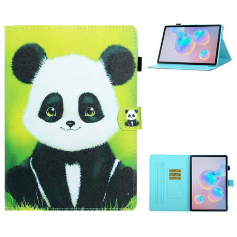 Fodral Samsung Galaxy Tab S8 / Tab S7 Söt Panda