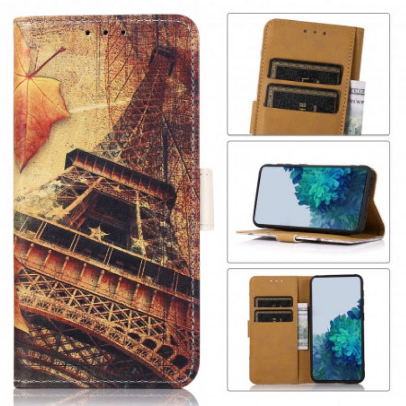 Skyddsfodral Sony Xperia 5 Iii Eiffeltornet På Hösten