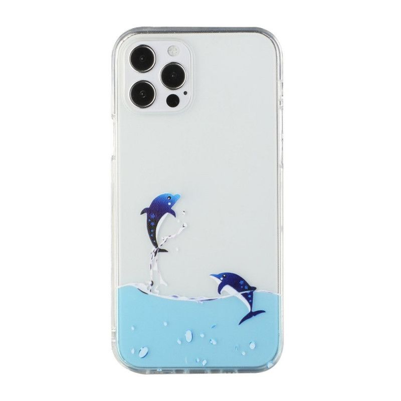 Skal för iPhone 12 / 12 Pro Delfinspel