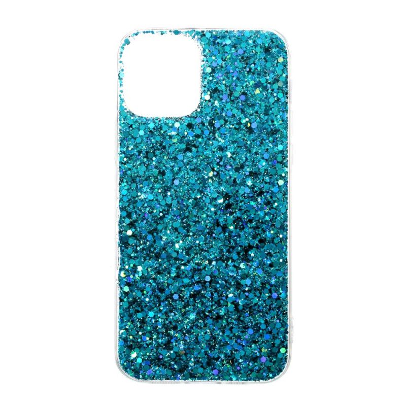 Skal för iPhone 12 / 12 Pro Röd Premium Glitter