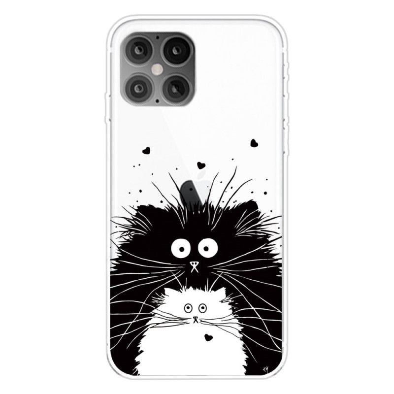 Skal för iPhone 12 / 12 Pro Svart Titta På Katterna