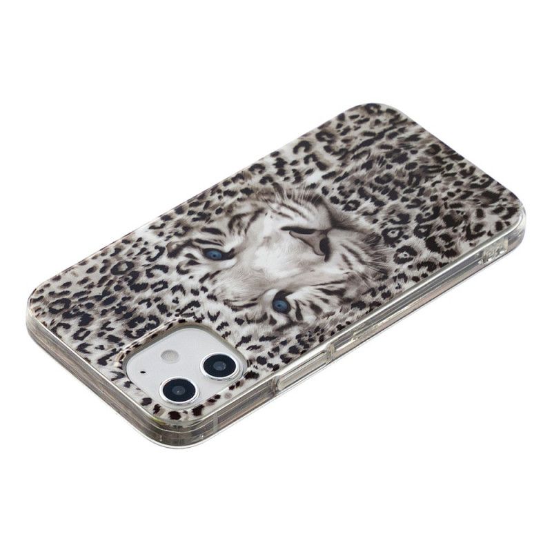 Skal iPhone 12 / 12 Pro Fluorescerande Leopard