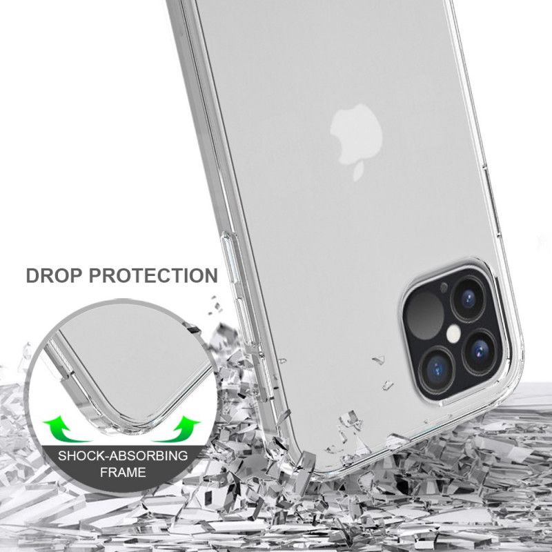 Skal iPhone 12 / 12 Pro Mobilskal Transparent Hybrid