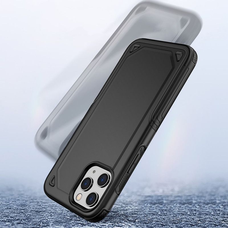Skal iPhone 12 / 12 Pro Svart Premium Metalleffekt