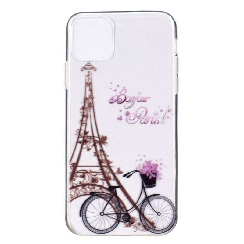 Skal iPhone 12 / 12 Pro Transparent Hej Paris