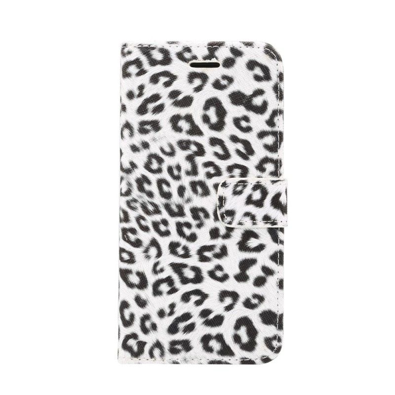 Fodral för iPhone XR Vit Leopard