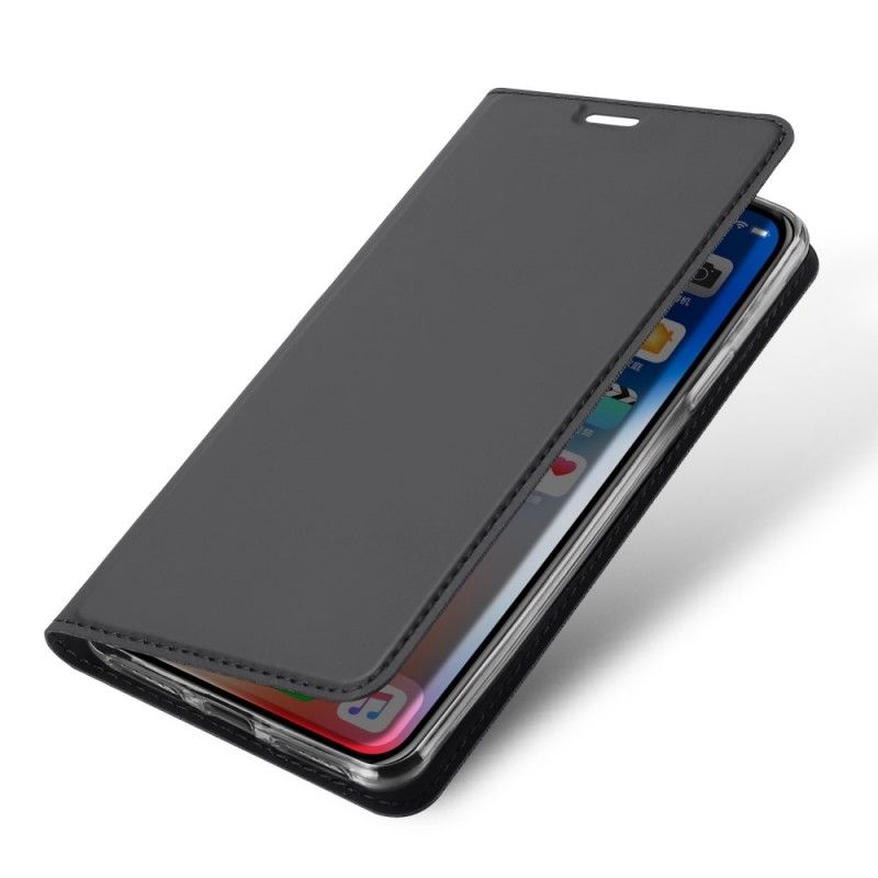 Folio-fodral iPhone XR Svart Förstklassig Serie