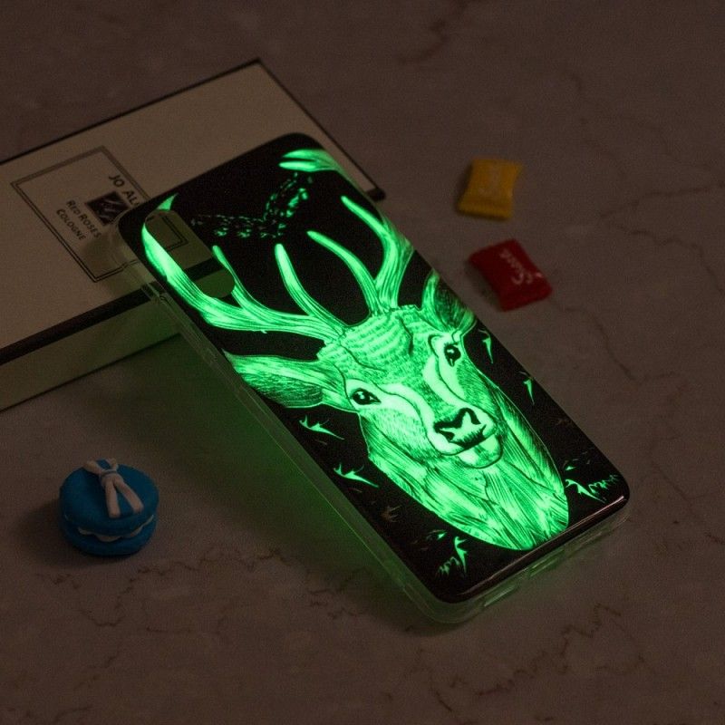 Skal för iPhone XR Fluorescerande Majestätisk Hjort