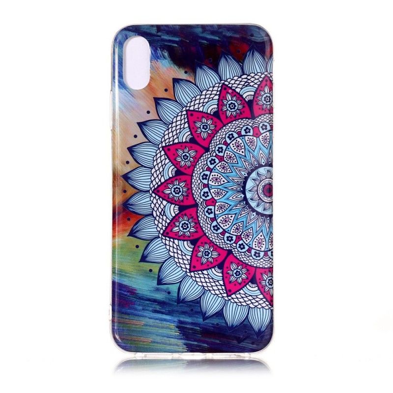 Skal för iPhone XR Fluorescerande Mandala