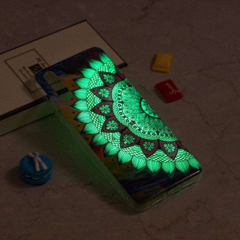 Skal för iPhone XR Fluorescerande Mandala