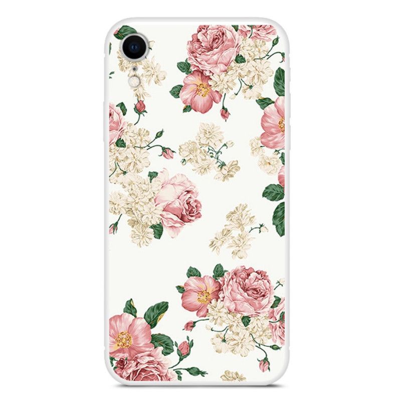 Skal för iPhone XR Frihetsblommor