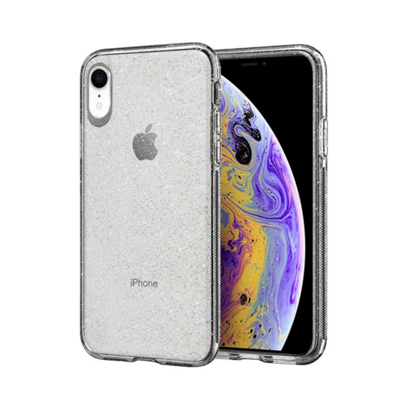 Skal för iPhone XR Gyllene Transparent Färgeffekt Nx