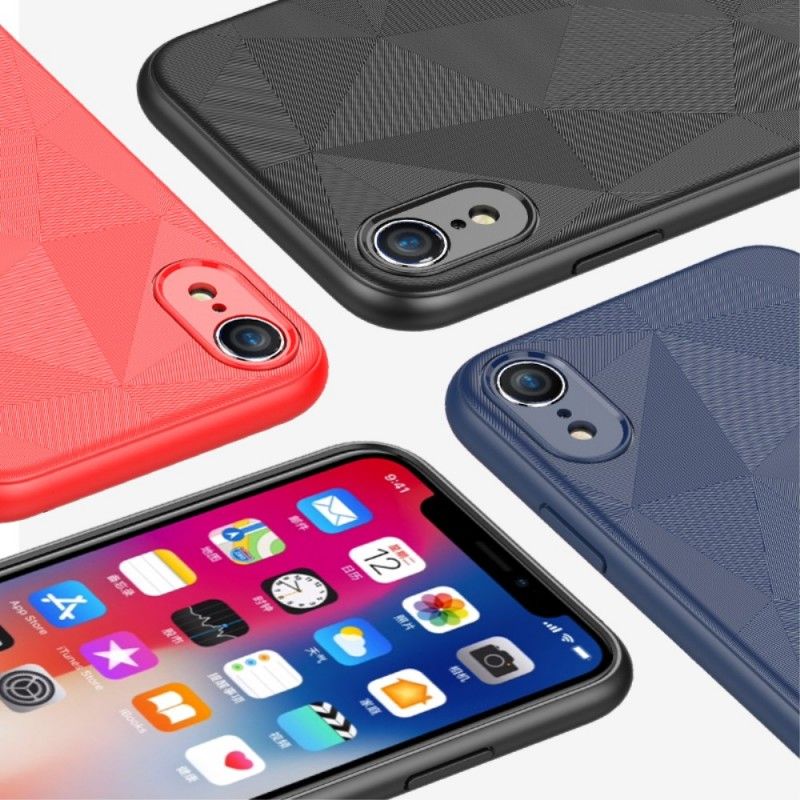 Skal för iPhone XR Svart Geometri