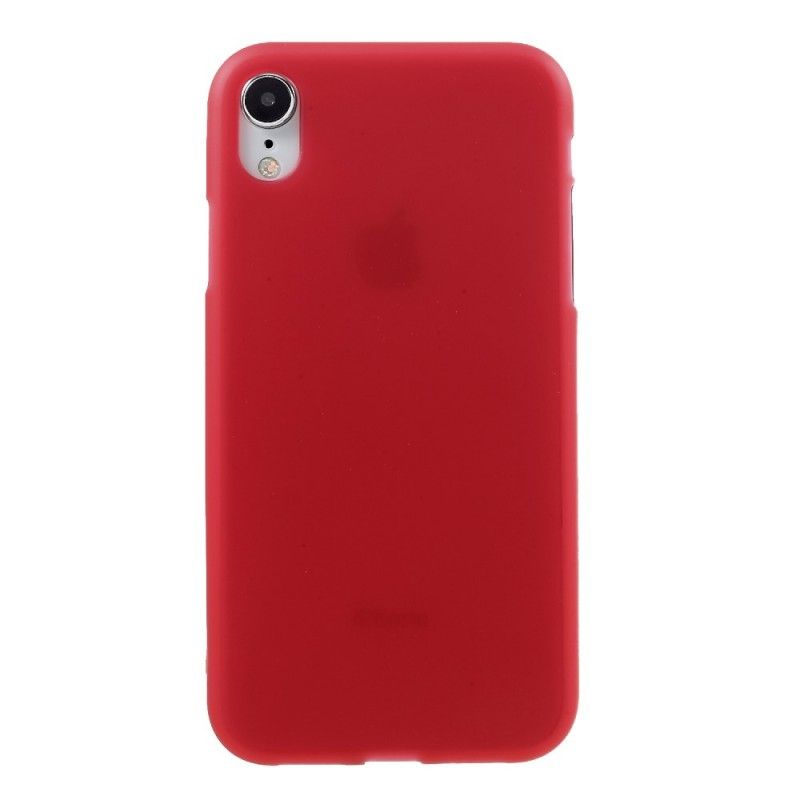 Skal för iPhone XR Svart Matt Silikon