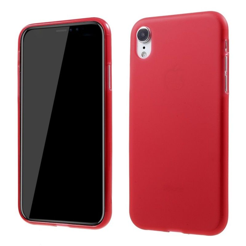 Skal för iPhone XR Svart Matt Silikon